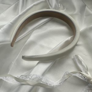 Plain White Hairband